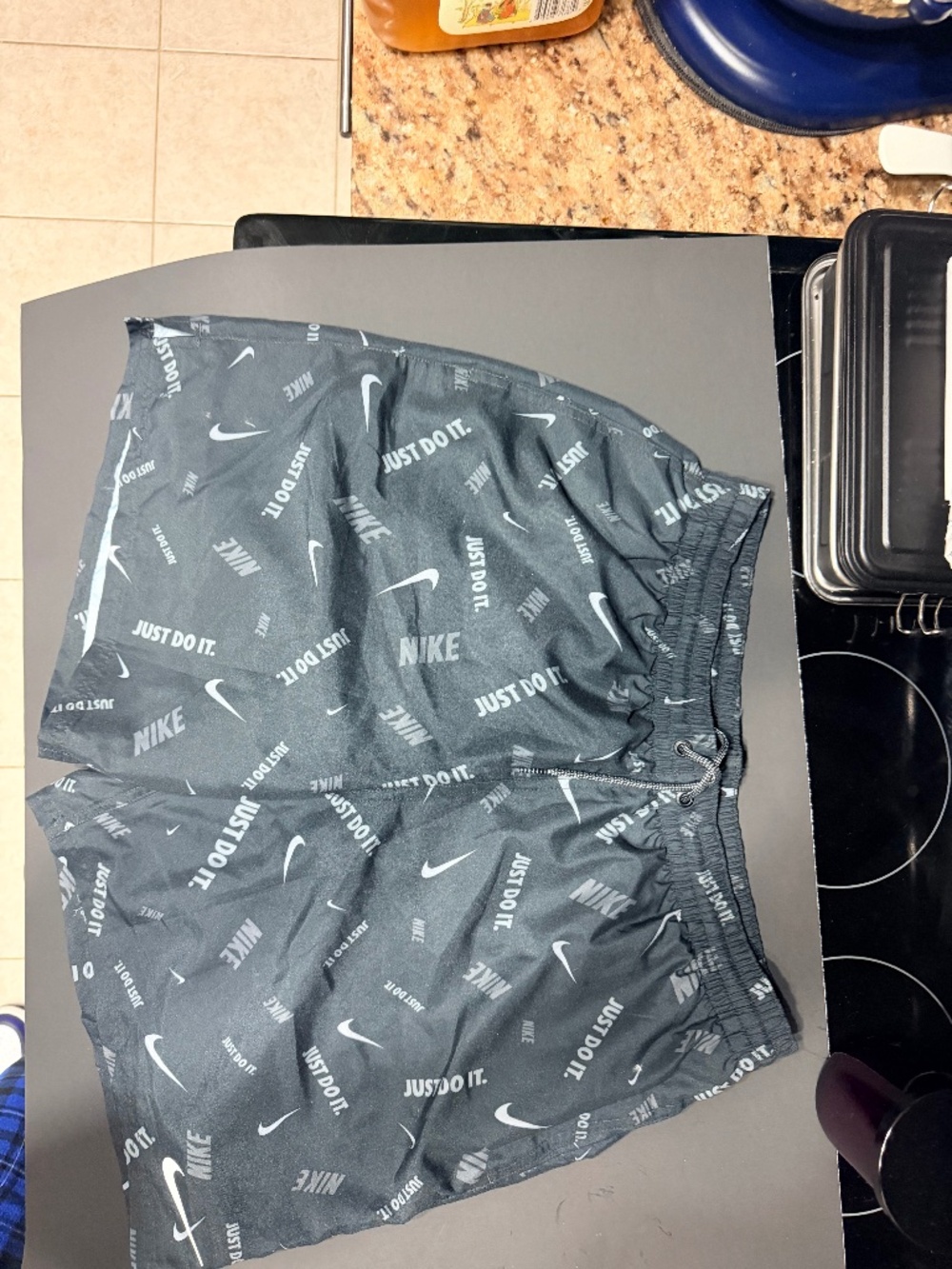 Nike Men’s “Just Do It” All-Over Print Shorts